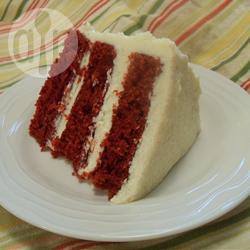 Red velvet cake (mijn moeders recept) recept