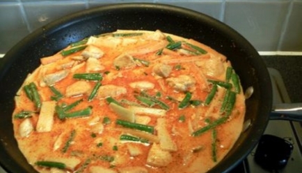 Chicken curry recept
