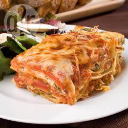 Lasagne (vegetarisch) recept