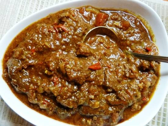 Beef curry recept