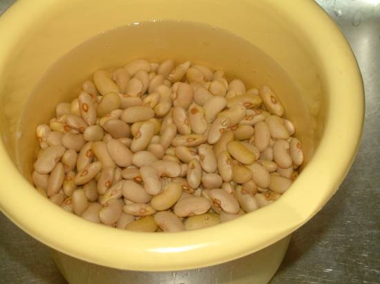 Gekookte witte bonen voor cassoulet recept