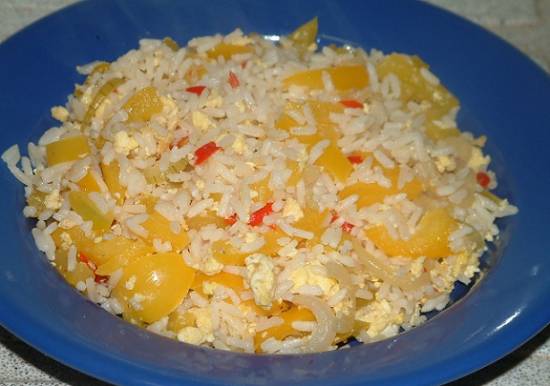 Gebakken rijst met groenten recept