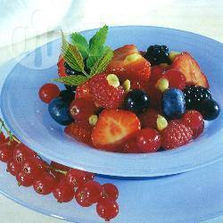 Zacht fruit met passievruchten recept