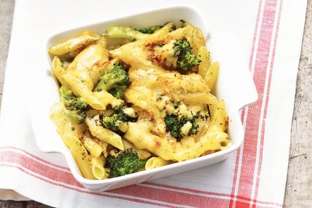 Penne met broccoli en kaas uit de oven