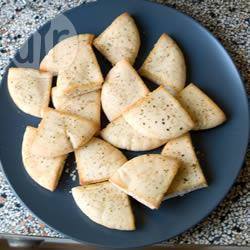 Pita driehoekjes recept