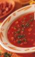 Tomatenbouillon met garnalen en gembersiroop recept