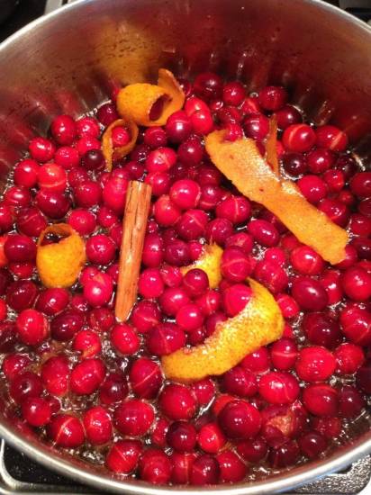 Cranberry compote recept