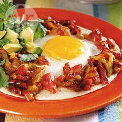Mexicaanse eieren met groenten recept