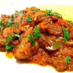 Kip curry stoofschotel recept
