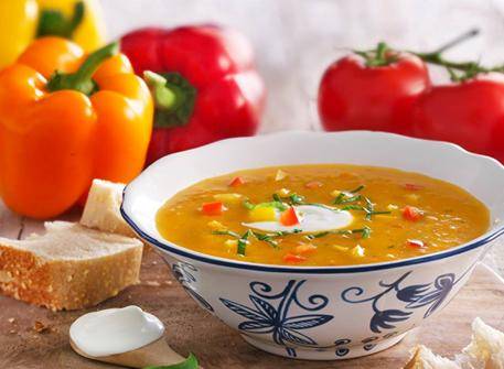 Paprika/tomaten soep recept