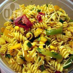 Pittige zomerse pasta salade recept