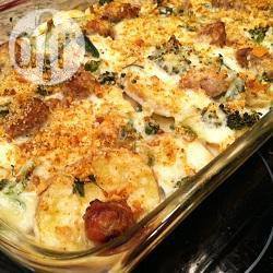 Ovenschotel met aardappel, babybroccoli en worst recept ...