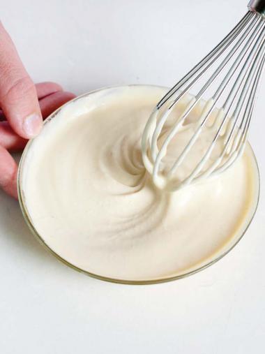 Recept 'mayonaise maken met de hand'