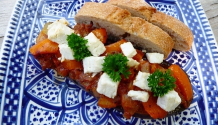 Melitzánes yemistés (grieks gevulde aubergines) recept