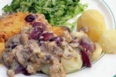 Kabeljauw in champignon saus recept