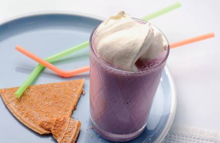 Bosvruchtenshake met yoghurt