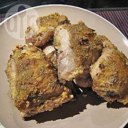 Krokant gebakken kip met rozemarijn recept