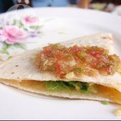 Quesadilla's met salsa recept