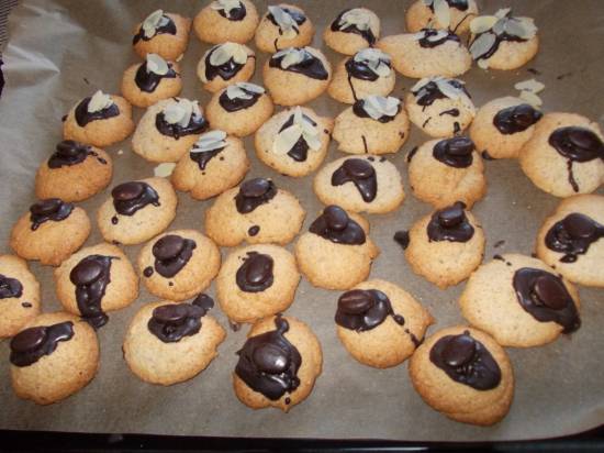 Brosse notenkoekjes met chocolade recept