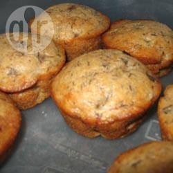 Bananen muffins met chocolate chips recept