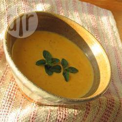 Pittige wortel en koriander soep recept
