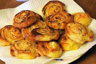 Zalmbroodje van croissantdeeg recept