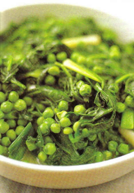 *jamie oliver's spinazie met erwten en lente-uitjes recept ...