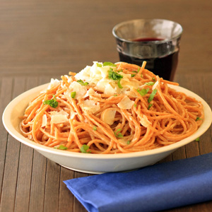 Spaghetti con pecorino romano recept