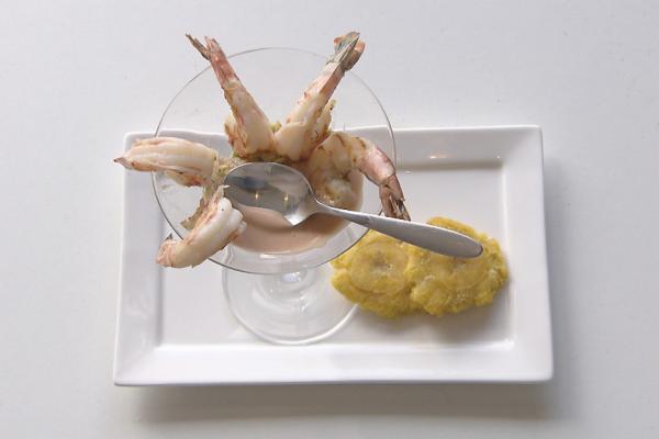 Cocktail van scampi