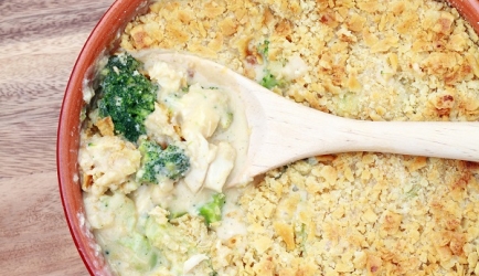 Ovenschotel broccoli, aardappel en gehakt recept