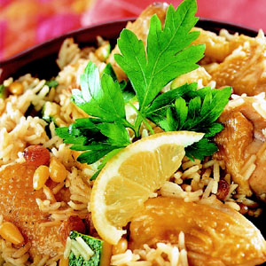 Kip met rijst op turkse wijze recept