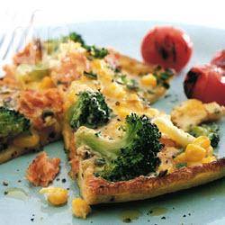 Frittata met broccoli en zalm recept