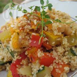 Tunesische couscous met groenten in 25 minuten recept