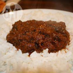 Gemakkelijke curry met rundvlees uit de slowcooker recept ...