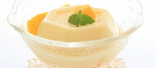 Mango pudding recept