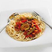 Spaghetti met italiaanse gehaktsaus recept