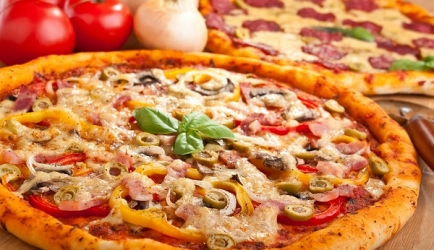 Pizza corno! recept