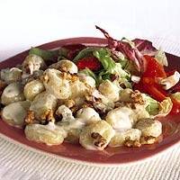 Gnocchi met walnoten en gorgonzola recept