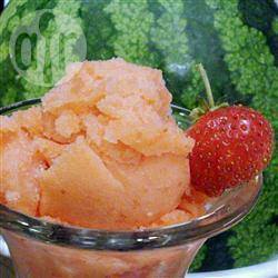 Watermeloen sorbet recept