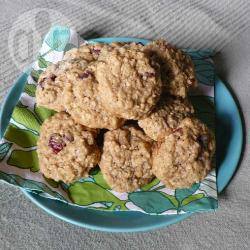 Gekruide havermout- en cranberry koekjes recept