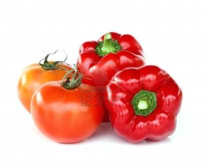 Heerlijk gevulde tomaten en paprika`s recept