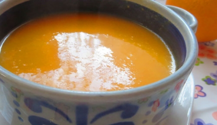 Soep van wortel en sinaasappel recept