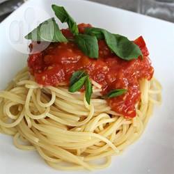 Verse tomatensaus voor pasta recept