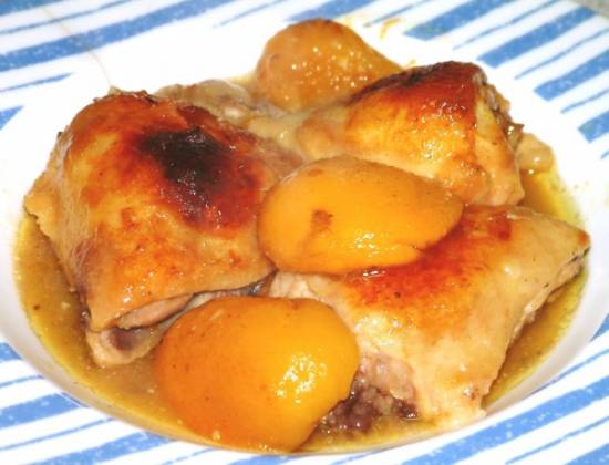 Kip uit de oven met chutney, perzikens en honing recept ...