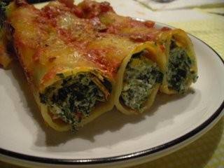 Cannelloni con spinaci recept