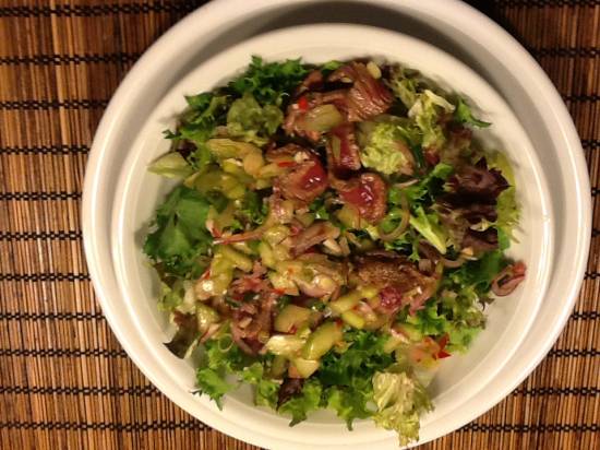Thaise salade van rundvlees recept