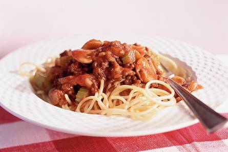 Kort-in-de-keuken spaghetti bolognese