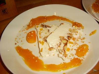 Italiaans ijsdessert met abrikozen recept