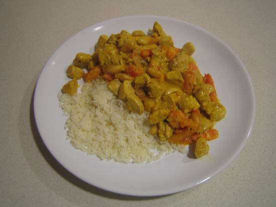 Curry van kip en papaya recept