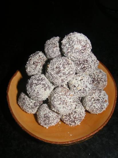 Besneeuwde sinasappeltruffels recept